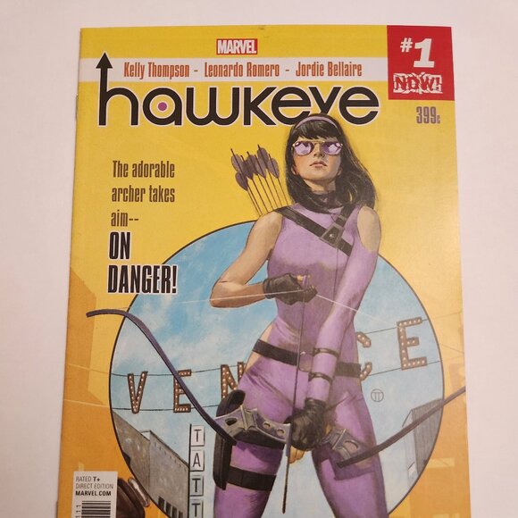 Hawkeye #1A (2017) Marvel, 1st Solo Series Kate Bishop, 1st App of Alloy, NM - Picture 1 of 14